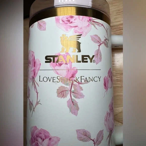 ✨🆕 Stanley x LoveShackFancy Ribbon Rosa Quencher 40 OZ Tumbler - Picture 9 of 15